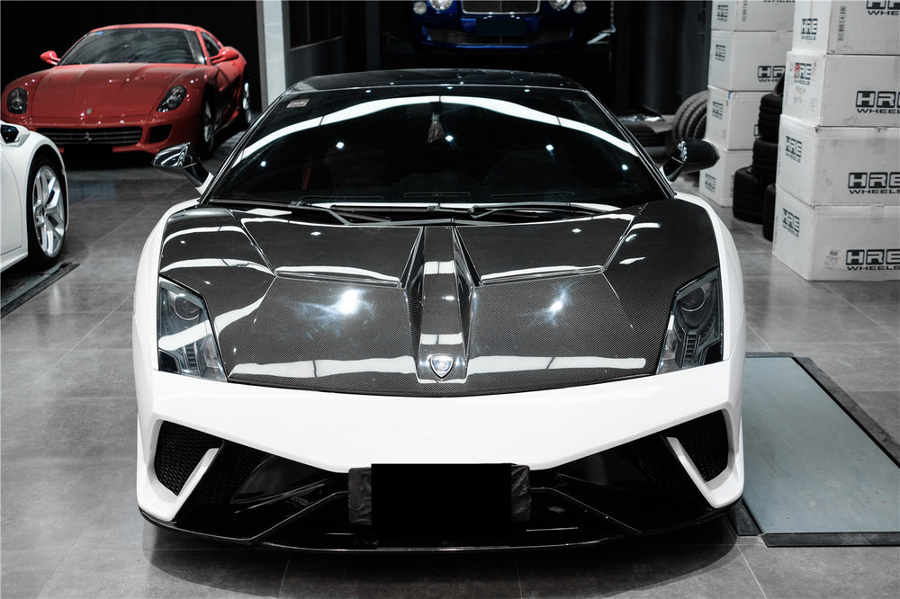 2009-2014 Lamborghini Gallardo IRON Style Hood - DarwinPRO Aerodynamics