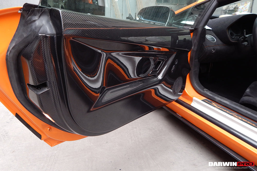 2004-2014 Lamborghini Gallardo Coupe Carbon Fiber Inner Door Panels - DarwinPRO Aerodynamics