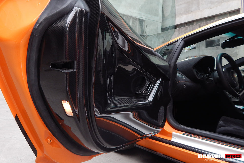 2004-2014 Lamborghini Gallardo Coupe Carbon Fiber Inner Door Panels - DarwinPRO Aerodynamics