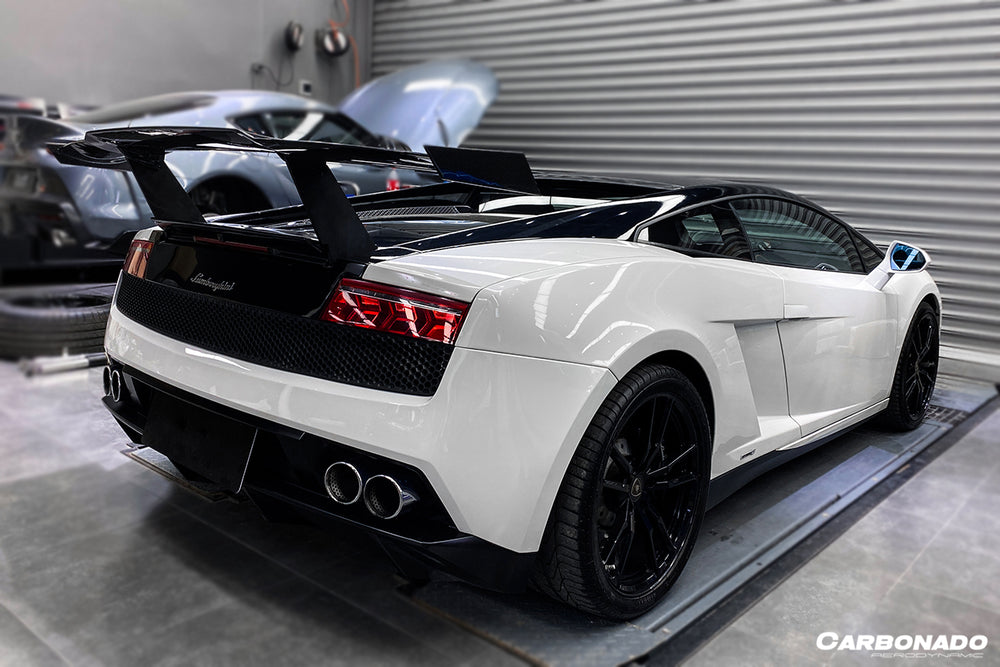 2004-2014 Lamborghini Gallardo STO Style Carbon Fiber Trunk Spoiler Wing