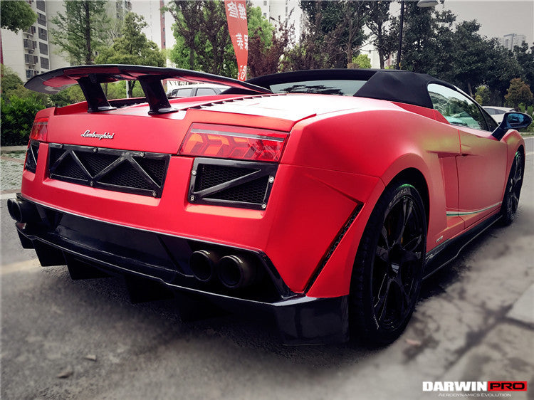 DarwinpPRO 2004-2014 Lamborghini Gallardo LP570 Style Trunk Spoiler Wing - DarwinPRO Aerodynamics
