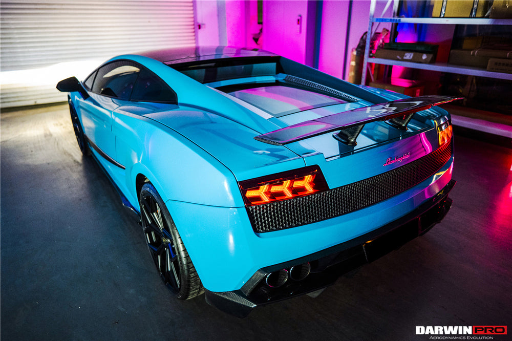DarwinpPRO 2004-2014 Lamborghini Gallardo LP570 Style Trunk Spoiler Wing - DarwinPRO Aerodynamics