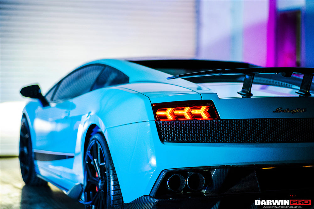 DarwinpPRO 2004-2014 Lamborghini Gallardo LP570 Style Trunk Spoiler Wing - DarwinPRO Aerodynamics