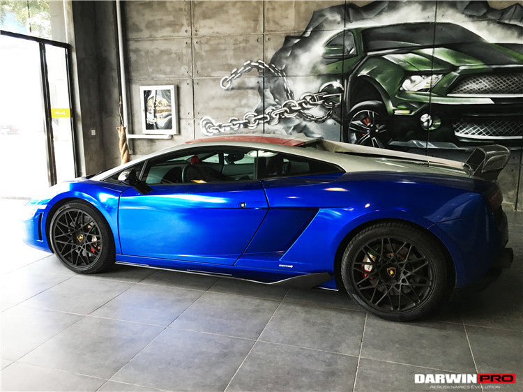 2004-2014 Lamborghini Gallardo BKSS Style Side Skirts - DarwinPRO Aerodynamics
