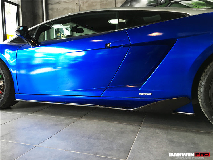 2004-2014 Lamborghini Gallardo BKSS Style Side Skirts - DarwinPRO Aerodynamics
