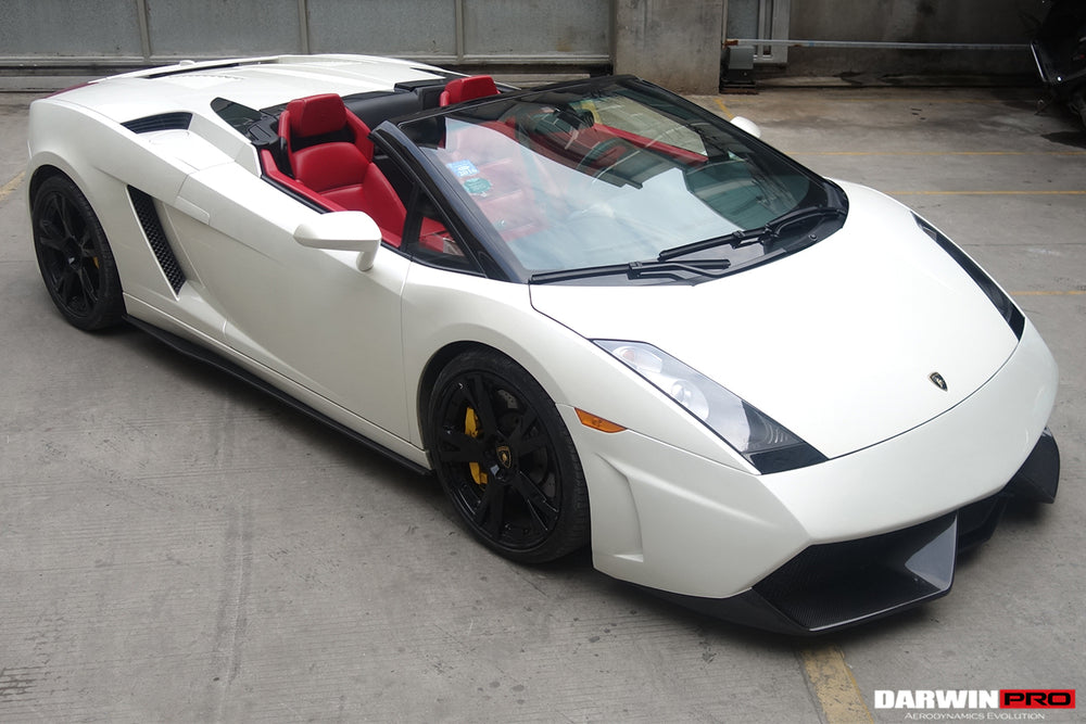 2004-2014 Lamborghini Gallardo LP570 Style Side Skirts - DarwinPRO Aerodynamics