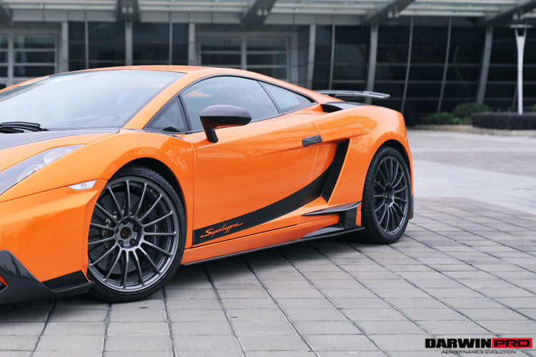 2004-2014 Lamborghini Gallardo BKSS Style Side Skirts Caps - DarwinPRO Aerodynamics