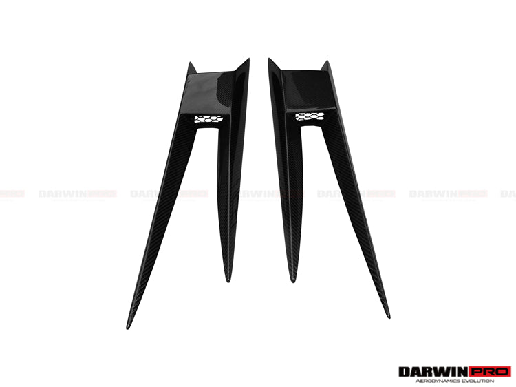 2004-2014 Lamborghini Gallardo BKSS Style Side Skirts Caps - DarwinPRO Aerodynamics