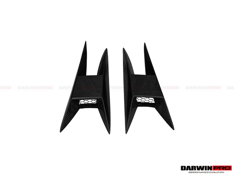 2004-2014 Lamborghini Gallardo BKSS Style Side Skirts Caps - DarwinPRO Aerodynamics