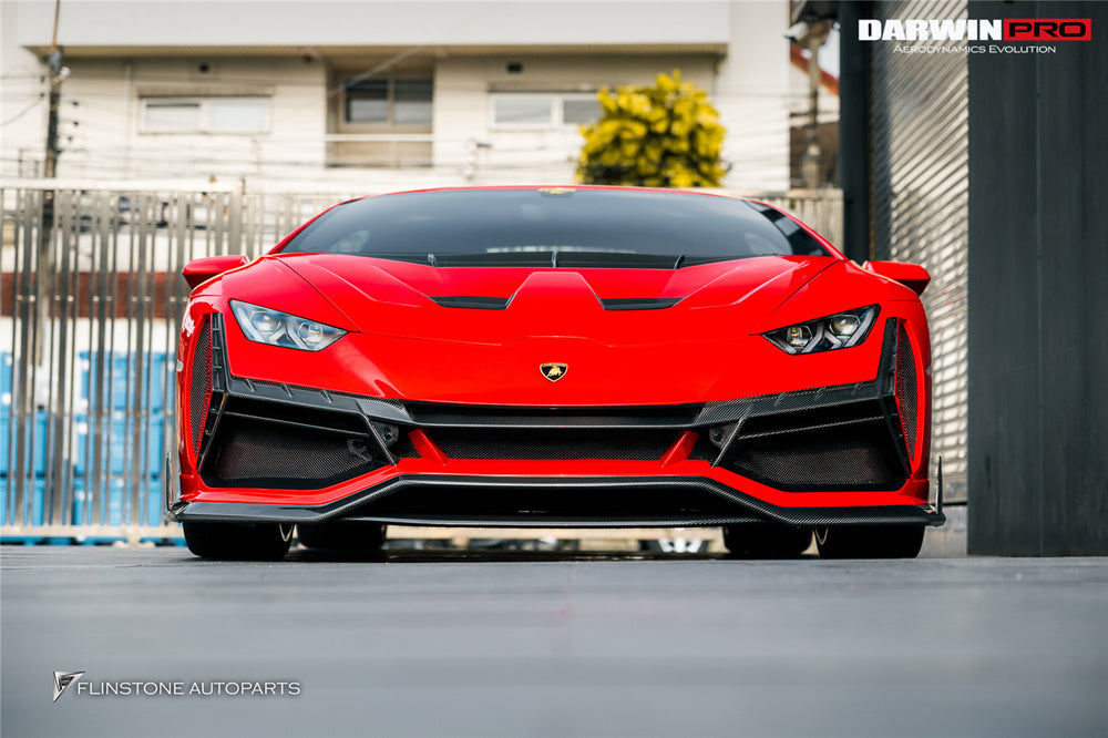 DarwinPRO 2015-2019 Lamborghini Huracan LP610 LP580 BKSSII Style Full Body Kit (NOT WIDE) - DarwinPRO Aerodynamics