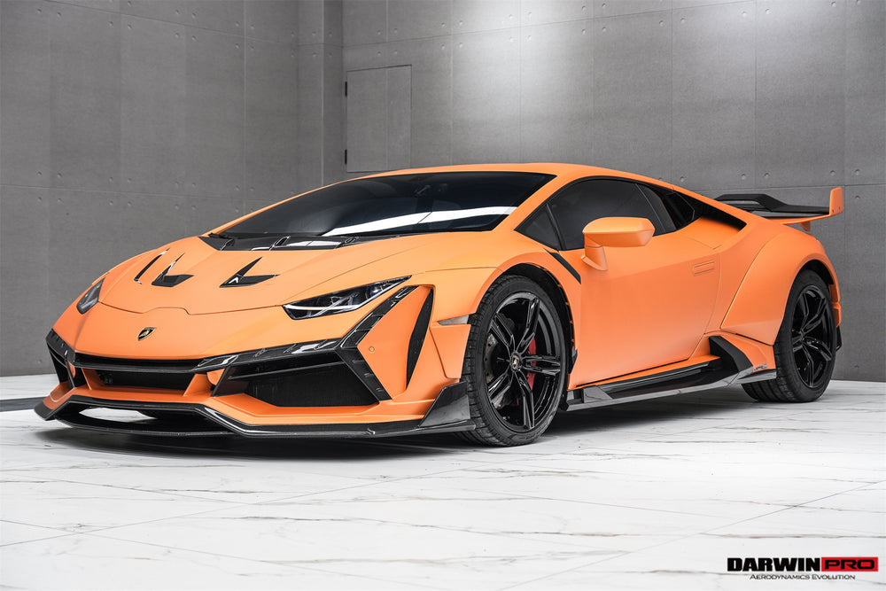 DarwinPRO 2019-2023 Lamborghini Huracan EVO Coupe Solo kit de carrocería ancha completa estilo BKSSII