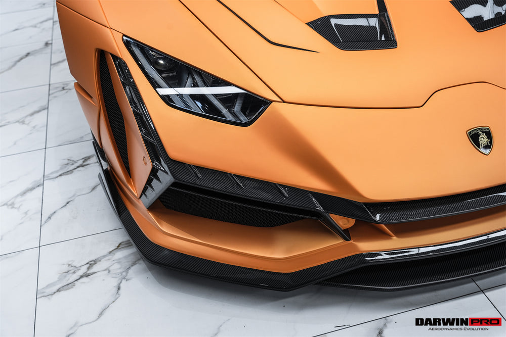 DarwinPRO 2015-2025 Lamborghini Huracan LP610 & LP580 & EVO & Tecnica BKSSII Style Front Bumper