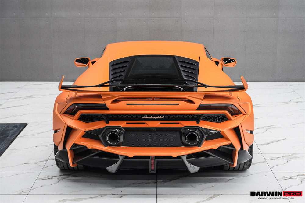 DarwinPRO 2019-2025 Lamborghini Huracan EVO & Tecnica BKSSII Style Rear Bumper - DarwinPRO Aerodynamics