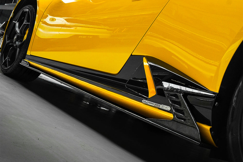 DarwinPRO 2019-2025 Lamborghini Huracan EVO ADV2 Style Autoclave Carbon Side Skirts