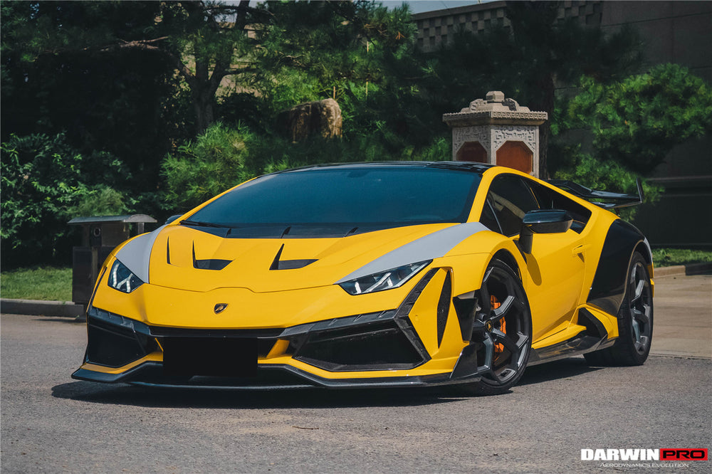 DarwinPRO 2019-2023 Lamborghini Huracan EVO Coupe Only BKSSII Style Full Wide Body Kit - DarwinPRO Aerodynamics
