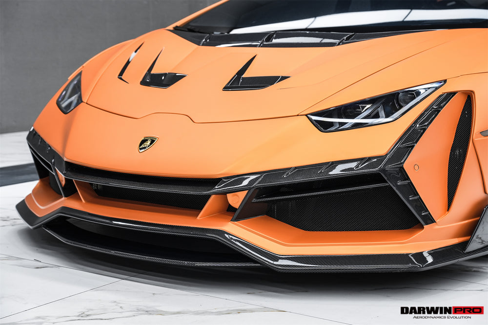 DarwinPRO 2015-2019 Lamborghini Huracan LP610 LP580 Coupe Only BKSSII Style Full Wide Body Kit - DarwinPRO Aerodynamics