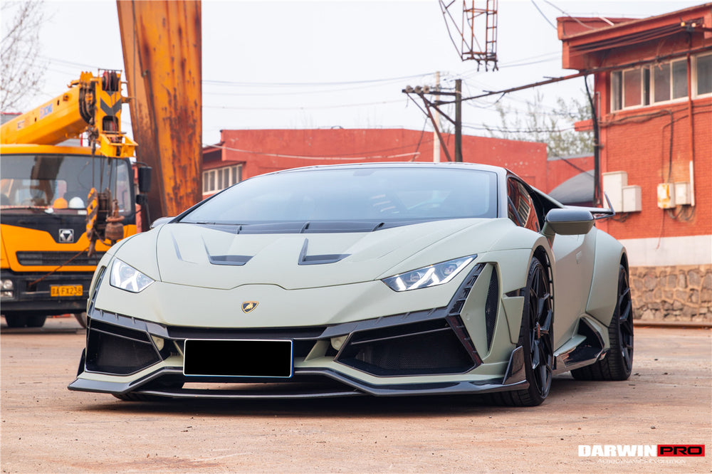 DarwinPRO 2019-2023 Lamborghini Huracan EVO Coupe Only BKSSII Style Full Wide Body Kit - DarwinPRO Aerodynamics