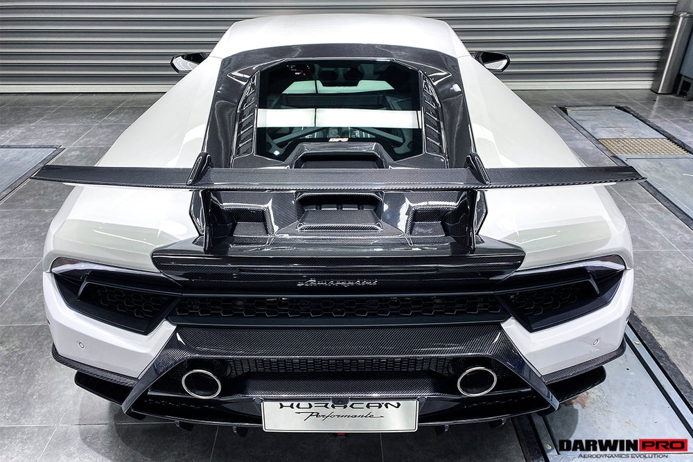 Parachoques trasero parcialmente de carbono estilo Performante Lamborghini Huracan LP610/LP580 2015-2020