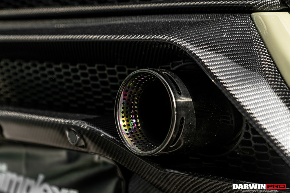 Parachoques trasero parcialmente de carbono estilo Performante Lamborghini Huracan LP610/LP580 2015-2020