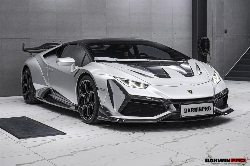 DarwinPRO 2019-2023 Lamborghini Huracan EVO Coupe Only BKSSII Style Full Wide Body Kit - DarwinPRO Aerodynamics