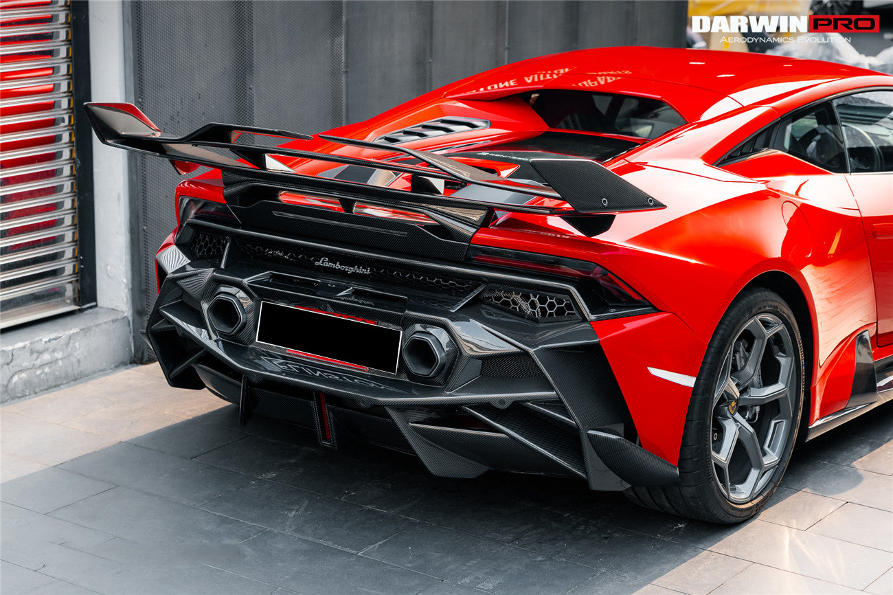 Hurican Rear End DarwinPRO 2019-2025 Lamborghini Huracan EVO & Tecnica BKSSII Style Rear ...