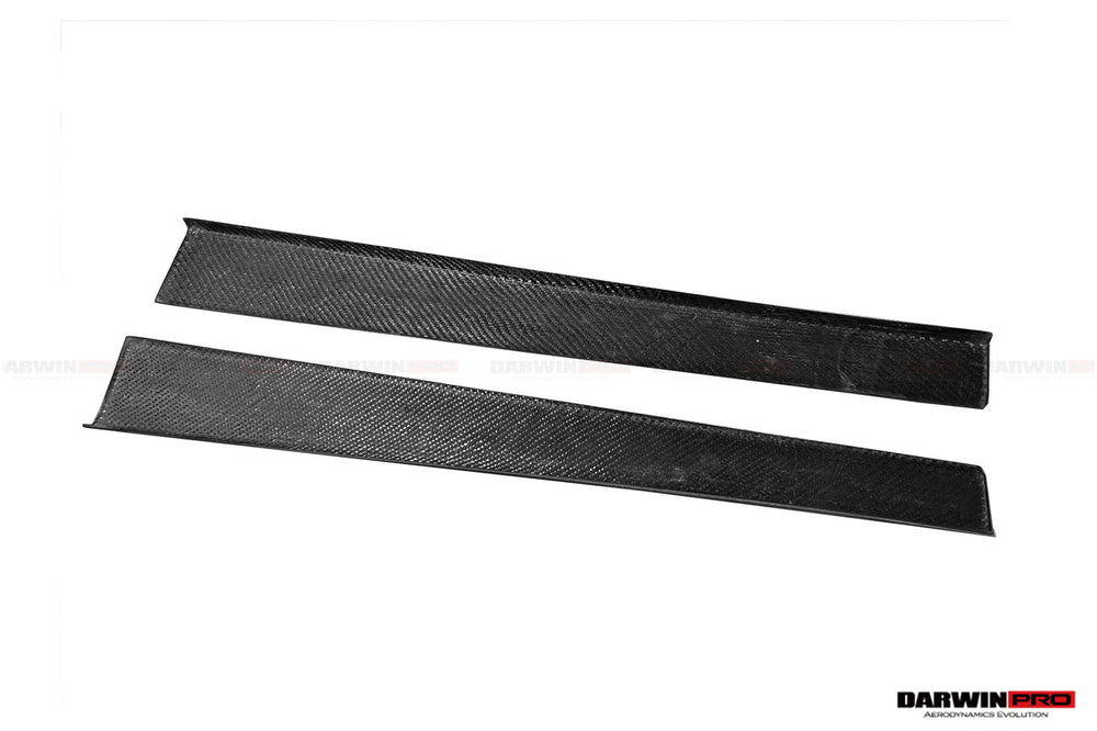 2001-2010 Lamborghini Murcielago SV Style Carbon Fiber Door Sills Steps Cover - DarwinPRO Aerodynamics