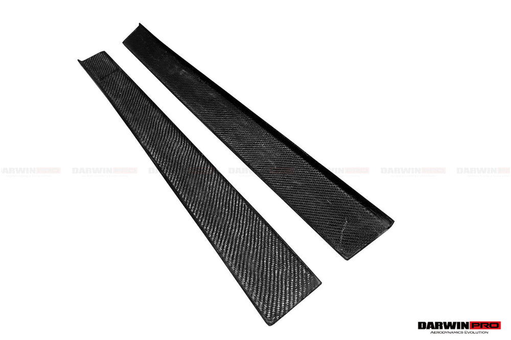 2001-2010 Lamborghini Murcielago SV Style Carbon Fiber Door Sills Steps Cover - DarwinPRO Aerodynamics
