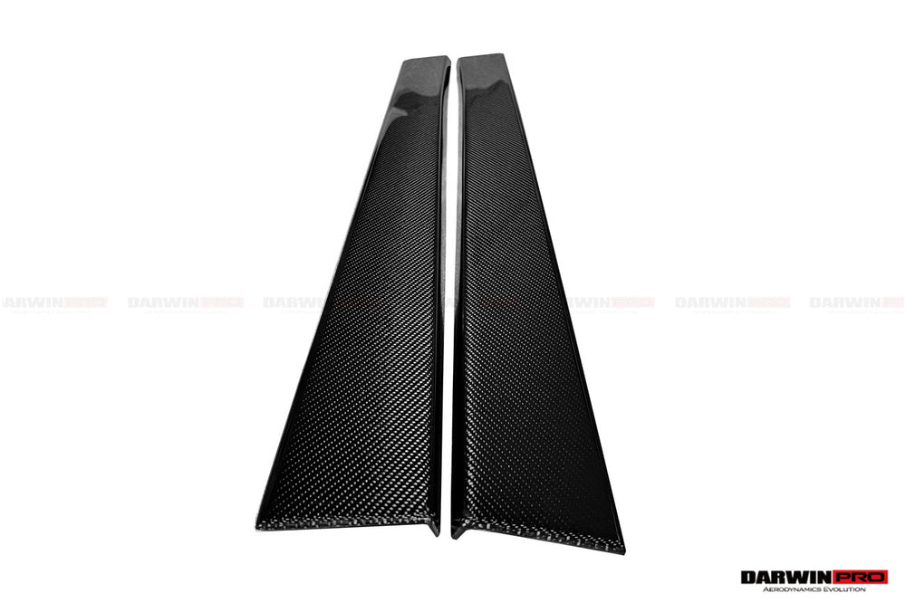 2001-2010 Lamborghini Murcielago SV Style Carbon Fiber Door Sills Steps Cover - DarwinPRO Aerodynamics