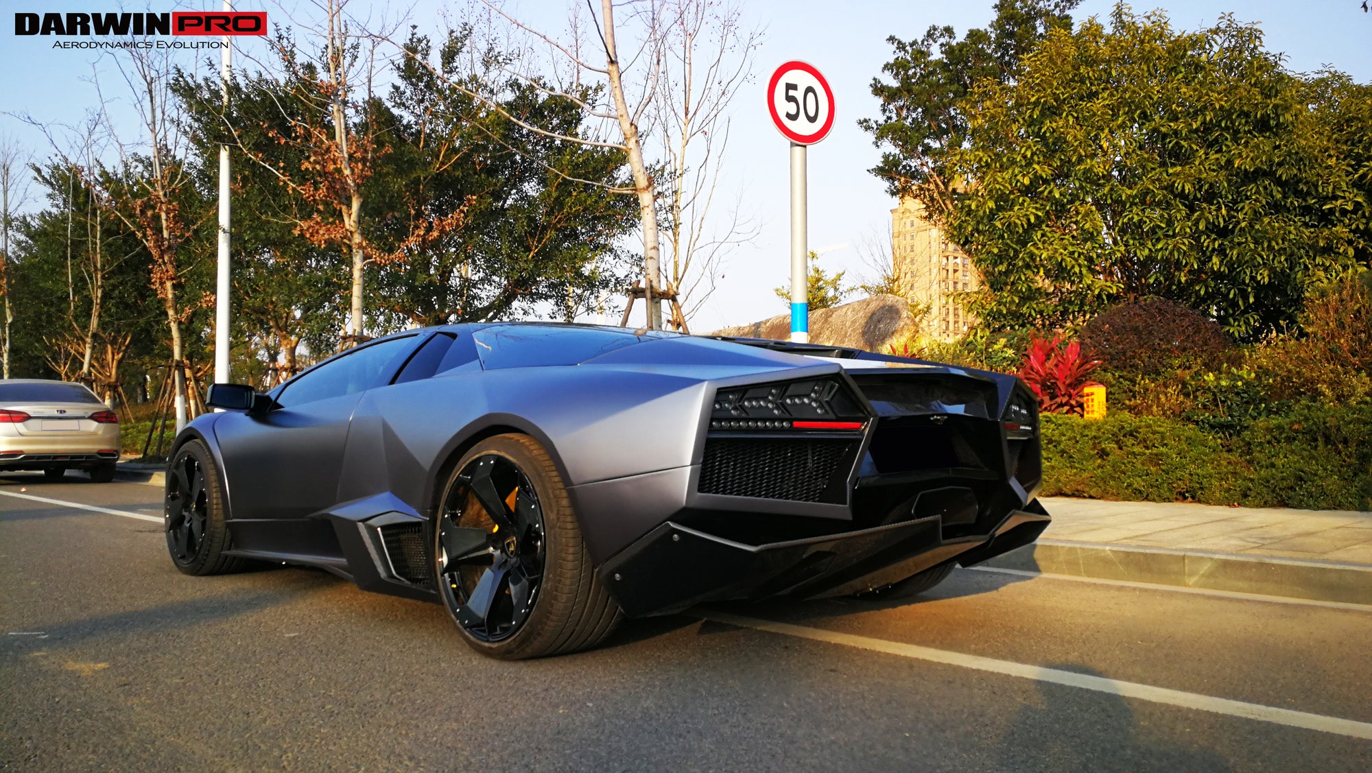 Modified Reventon Rear Wing 2001-2010 Lamborghini Murcielago Reventon Style Full Body Kit