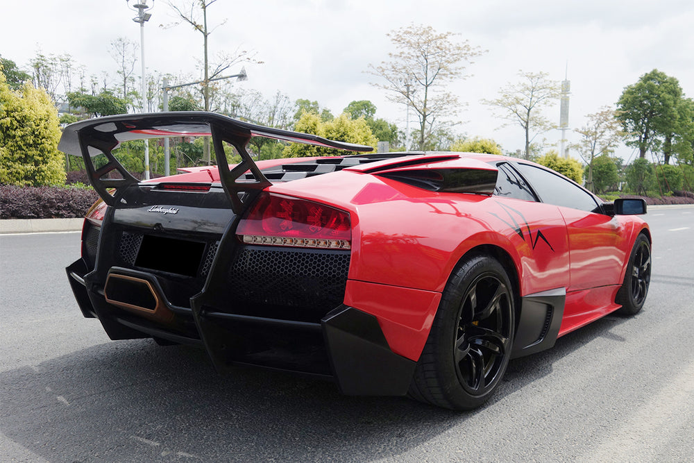 2001-2010 Lamborghini Murcielago SV Style Rear Bumper & Wing - DarwinPRO Aerodynamics