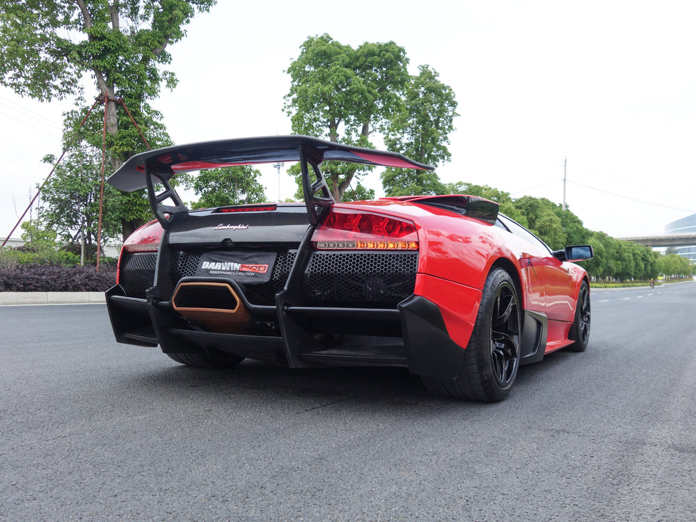 2001-2010 Lamborghini Murcielago SV Style Rear Bumper & Wing - DarwinPRO Aerodynamics