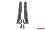  DarwinPRO 2018-2025 Lamborghini URUS BKSS Part Carbon Fiber Side Skirts 