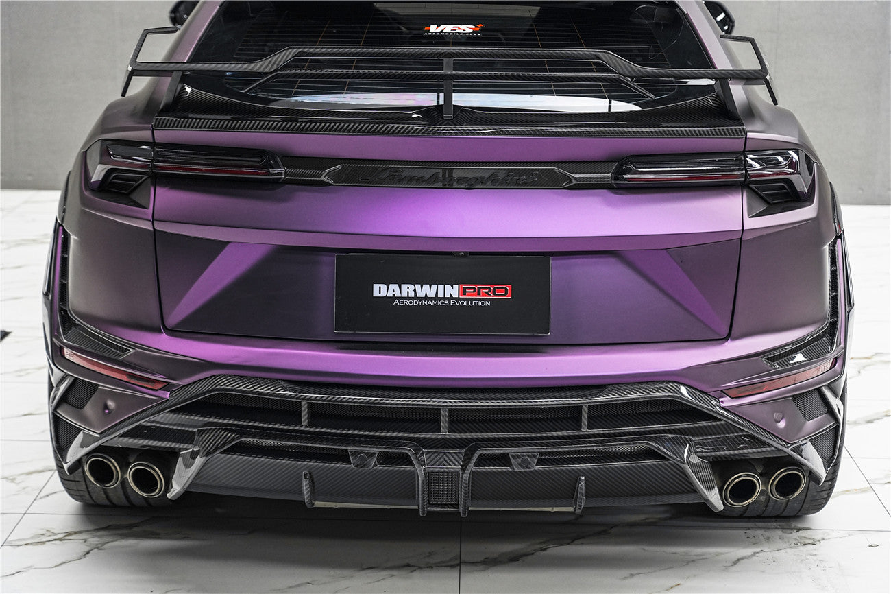 Urusb Rear DarwinPRO 2018-2025 Lamborghini URUS BKSS Part Carbon Fiber Rear Bumper ...