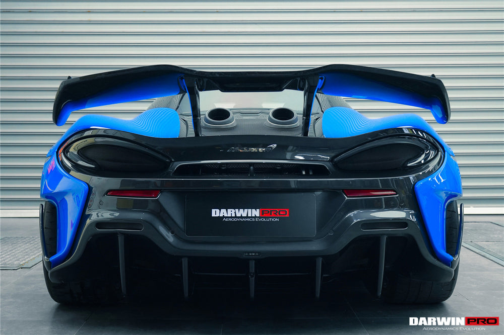 2018-2021 McLaren 600lt Partial Carbon Fiber Rear Bumper DarwinPRO (BKSS)