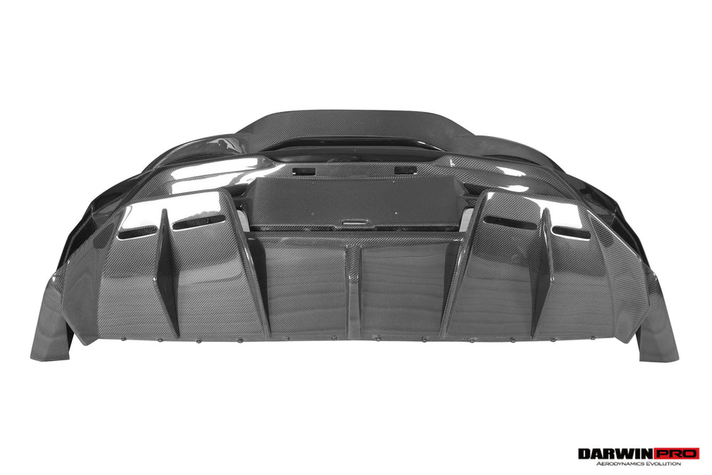 DarwinPRO 2018-2021 McLaren 600lt BKSS Style Partial Carbon Fiber Rear Bumper