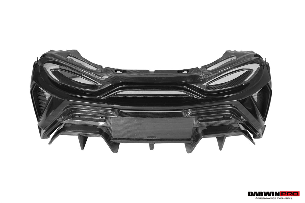 DarwinPRO 2018-2021 McLaren 600lt BKSS Style Partial Carbon Fiber Rear Bumper