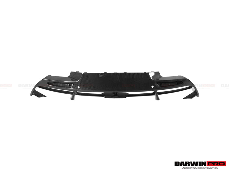 2017-2023 McLaren 720s Carbon Fiber Rear Bumper Center Valance - DarwinPRO Aerodynamics