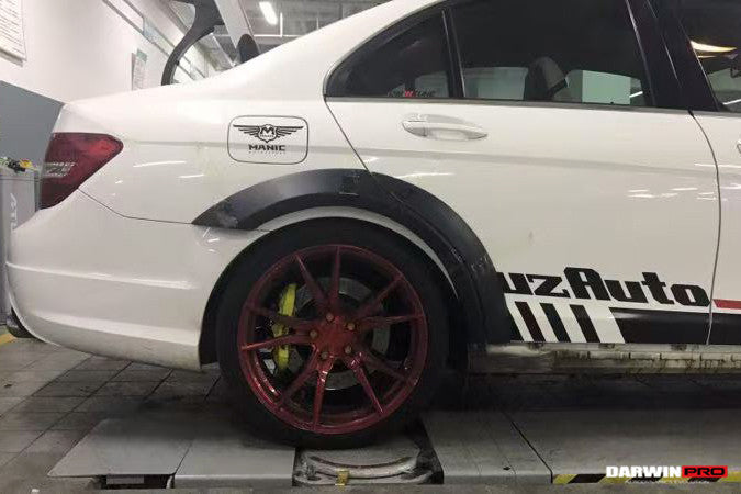 DarwinPRO 2012-2014 Mercedes Benz W204 C63 AMG Sedan BKSS Style Wide Full Body Kit