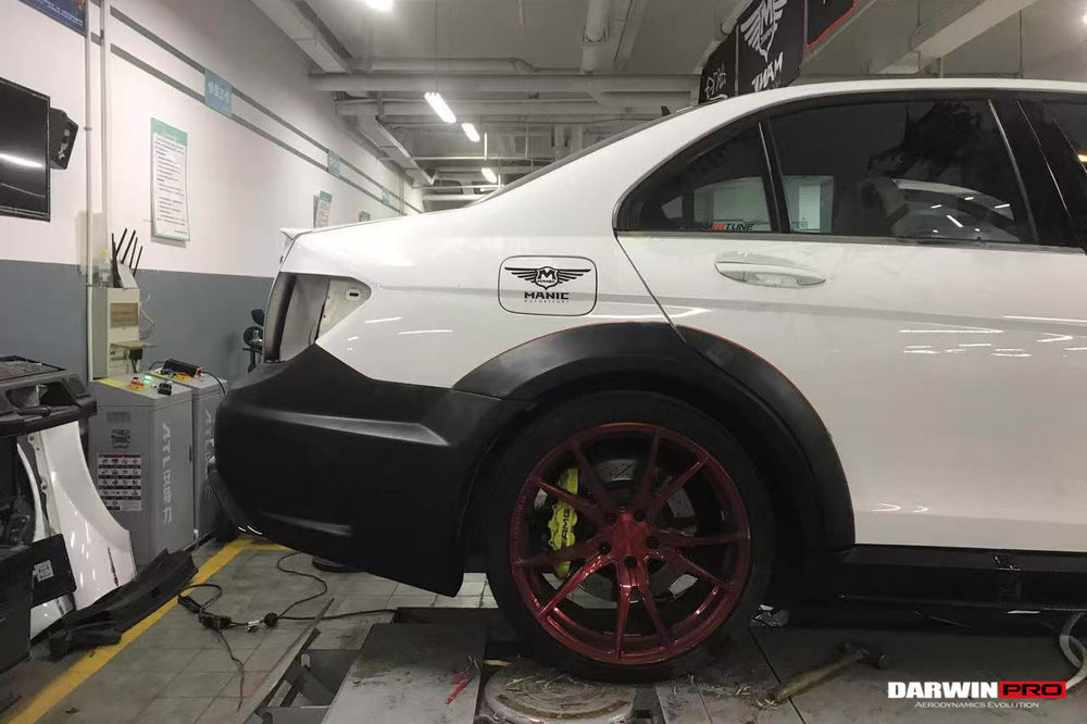 DarwinPRO 2012-2014 Mercedes Benz W204 C63 AMG Sedan BKSS Style Wide Full Body Kit