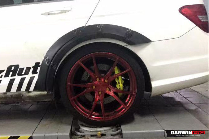 DarwinPRO 2012-2014 Mercedes Benz W204 C63 AMG Sedan BKSS Style Wide Full Body Kit