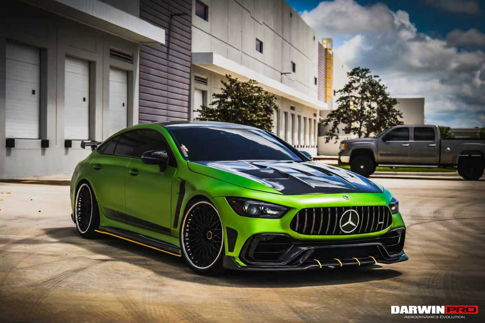 Parachoques delantero de fibra de carbono Mercedes Benz AMG GT50 GT53 GT43 GT63 GT63S 4 puertas Coupe X290 IMP Performance Ver.2 2019-2024