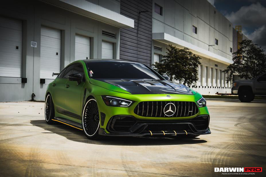 Parachoques delantero de fibra de carbono Mercedes Benz AMG GT50 GT53 GT43 GT63 GT63S 4 puertas Coupe X290 IMP Performance Ver.2 2019-2024