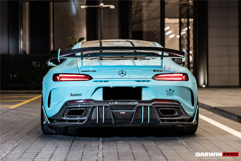 Parachoques trasero de fibra de carbono con puntas de escape Mercedes Benz AMG GTC IMPII 2017-2021