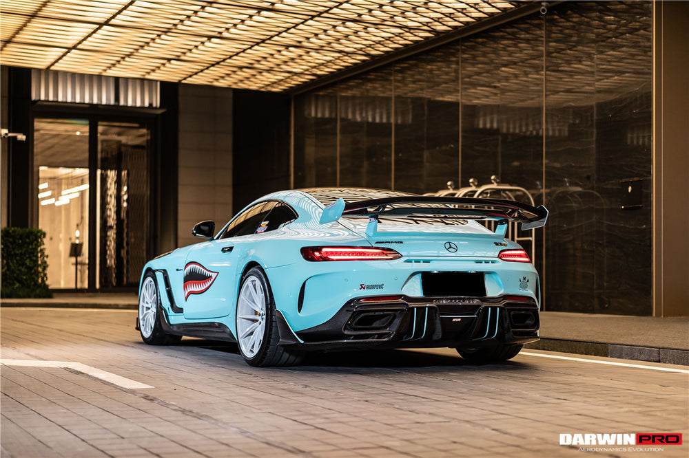 Parachoques trasero de fibra de carbono con puntas de escape Mercedes Benz AMG GTC IMPII 2017-2021