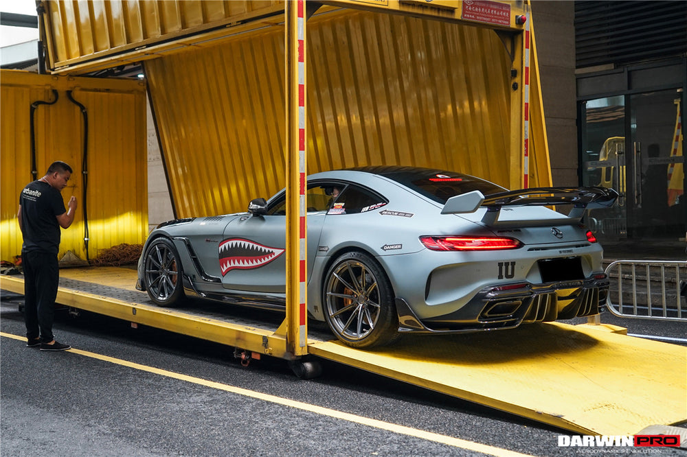 Parachoques trasero de fibra de carbono con puntas de escape Mercedes Benz AMG GTC IMPII 2017-2021