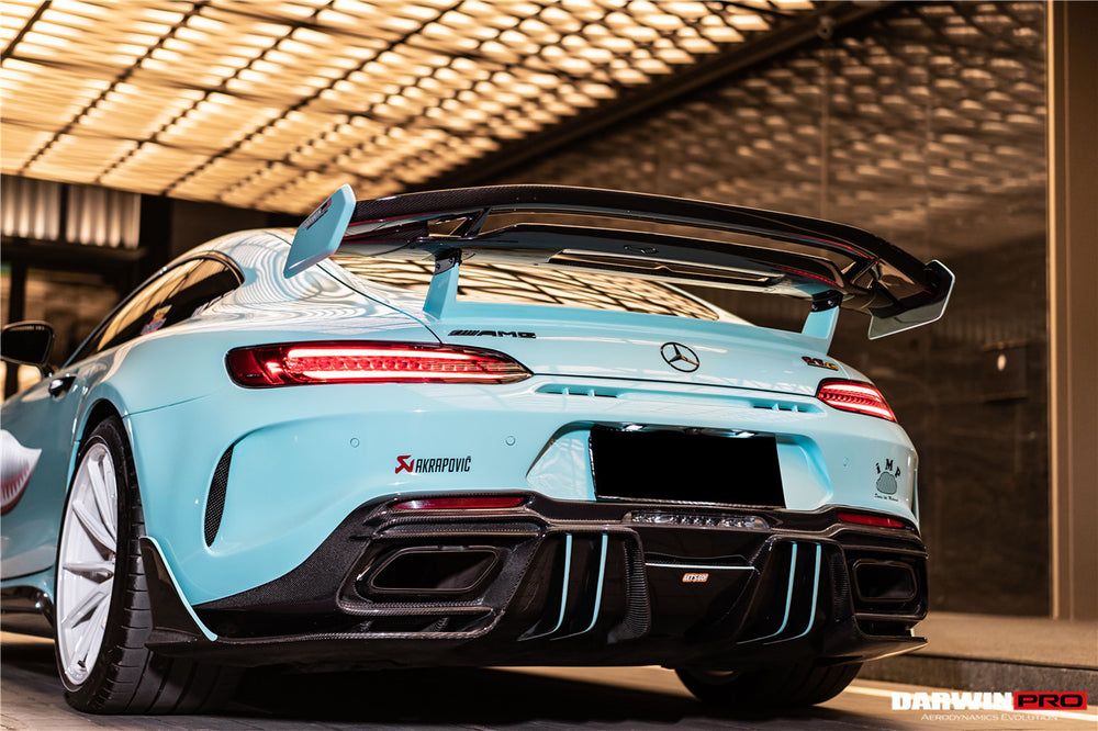 Parachoques trasero de fibra de carbono con puntas de escape Mercedes Benz AMG GTC IMPII 2017-2021