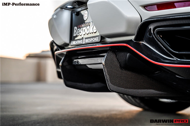 2015-2016 Mercedes Benz AMG GT GTS IMP Performance Partial Carbon Fiber Rear Bumper with Diffuser - DarwinPRO Aerodynamics