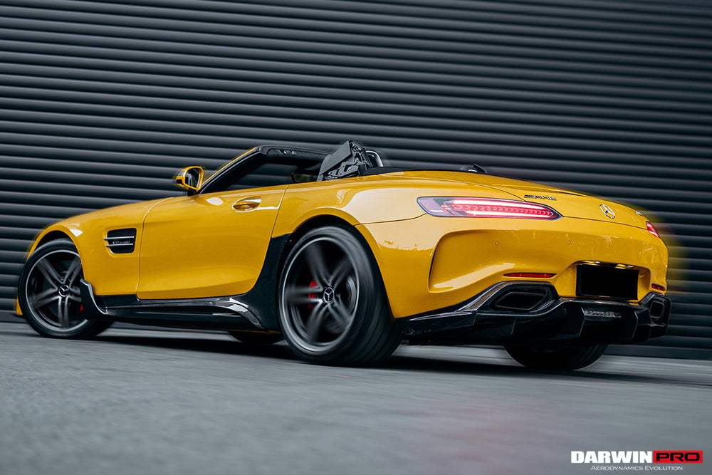 2015-2016 Mercedes Benz AMG GT GTS IMP Performance Partial Carbon Fiber Rear Bumper with Diffuser - DarwinPRO Aerodynamics