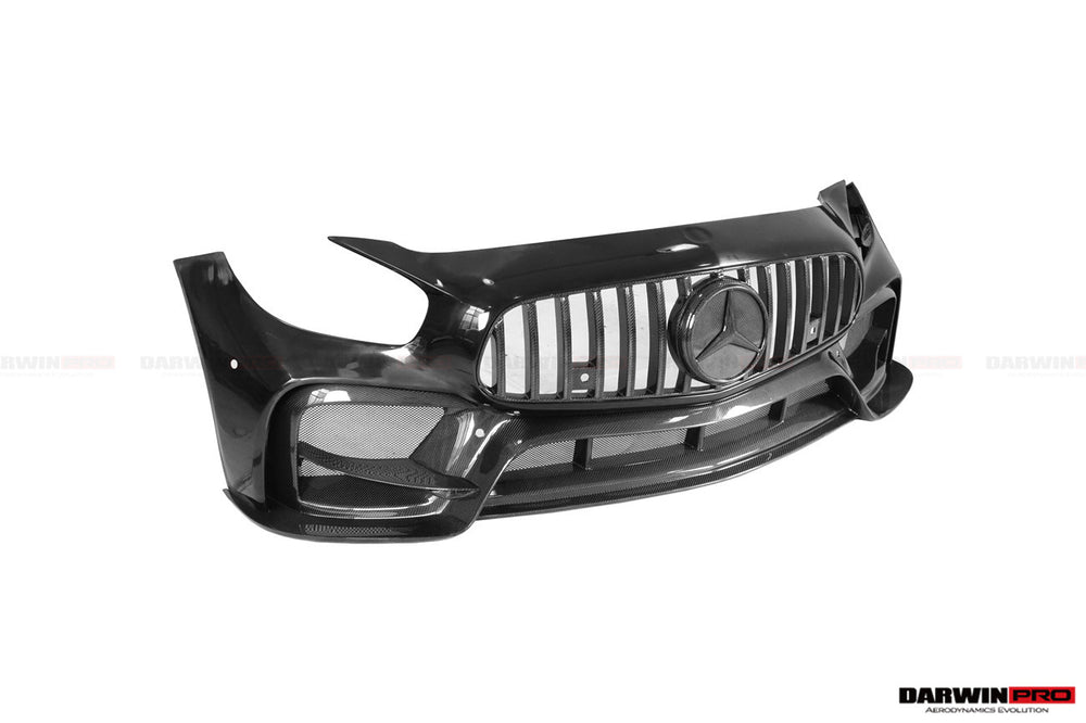 2015-2016 Mercedes Benz AMG GT GTS IMP Performance Part Carbon Fiber Front Bumper with Grill - DarwinPRO Aerodynamics