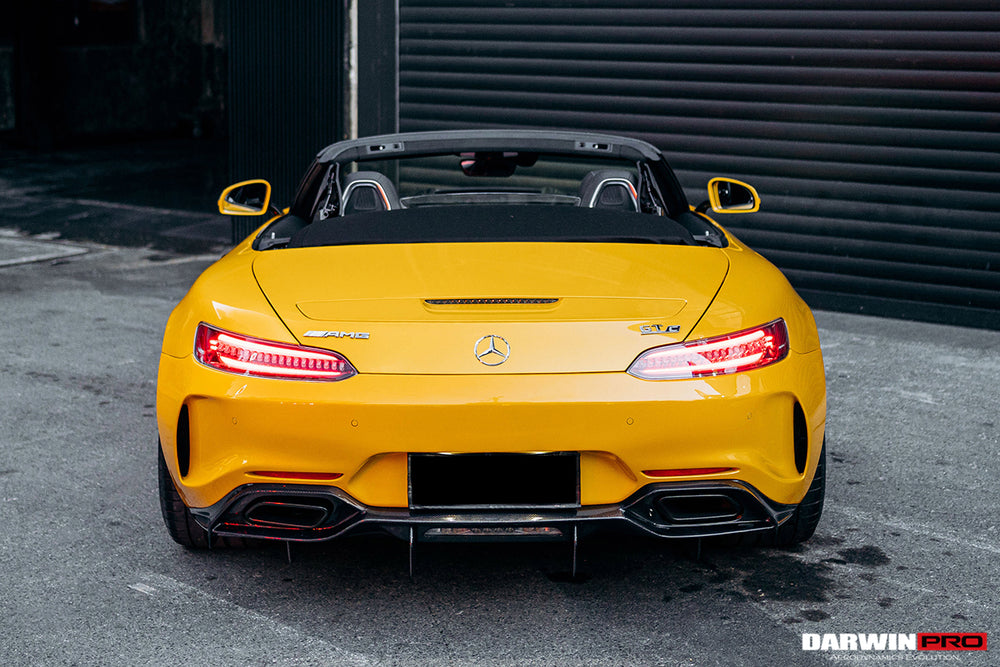 2015-2016 Mercedes Benz AMG GT GTS IMP Performance Partial Carbon Fiber Rear Bumper with Diffuser - DarwinPRO Aerodynamics